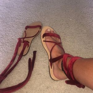 Lace up Forever 21 Sandals